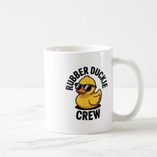 Gummi-Enten-Crew-Boot-Ponton-lustige-Gummiente Kaffeetasse