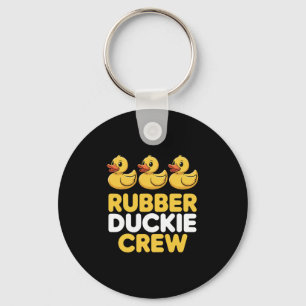 Gummi-Enten-Crew Drei Enten Lustige Enten Entlein Schlüsselanhänger