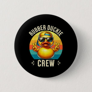 Gummi-Enten-Crew Kreuzfahrt Ente passend Gruppe Button