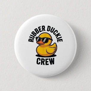 Gummi-Enten-Crew-Kreuzfahrt-Trupp-Sommerferien-Kre Button