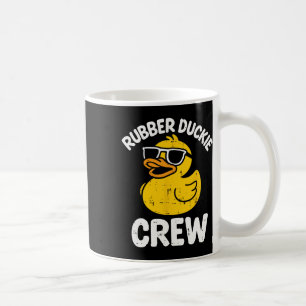 Gummi-Enten-Crew Lustige gelbe Ente Coole Truppe M Kaffeetasse
