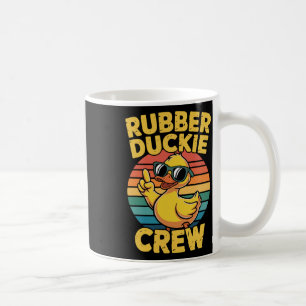 Gummi-Enten-Crew Retro-Ente Vintage-Ente Lustig Kaffeetasse