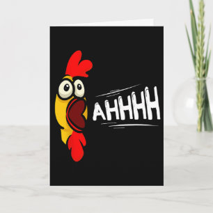 Gummi-Huhn-Kostüm Ahhhh Spielzeug Gummi-Huhn Karte