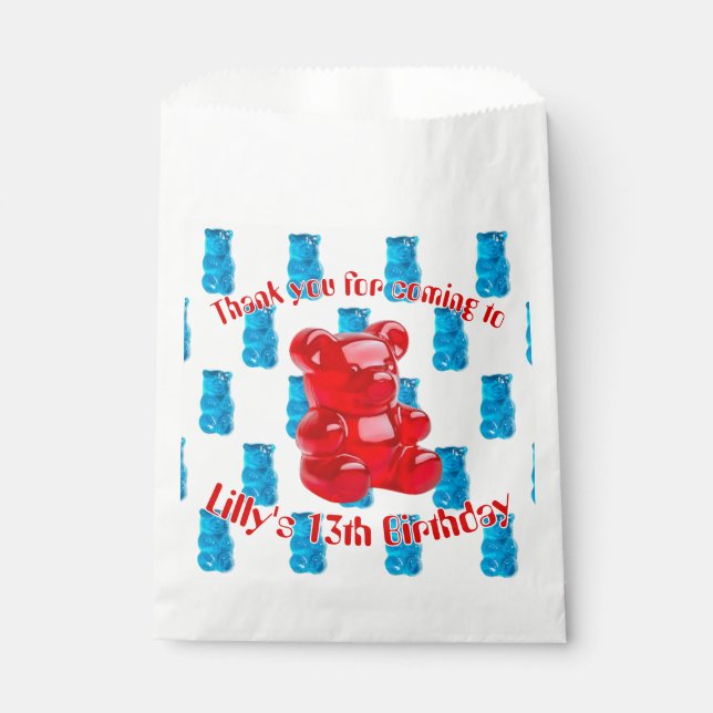 Gummi-Jelly  Geschenktütchen (Vorderseite)