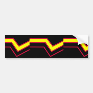 Gummi / Latex Pride Flagge Autoaufkleber