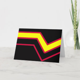 Gummi / Latex Pride Flagge Karte