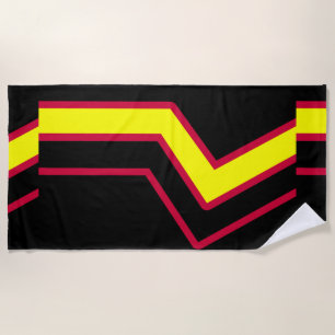 Gummi / Latex Pride Flagge Strandtuch