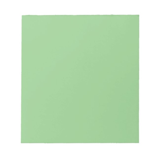 Gummi Leaf, blasses Leaf, Pixie Green Notizblock (Vorderseite)