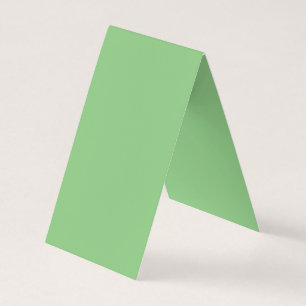 Gummi Leaf, blasses Leaf, Pixie Green Visitenkarten