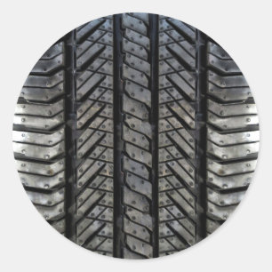 Gummi Reifengeflecht Automotive Style Decke Runder Aufkleber