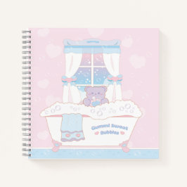 Gummi Sweet Bubbles Square Notebook Notizbuch