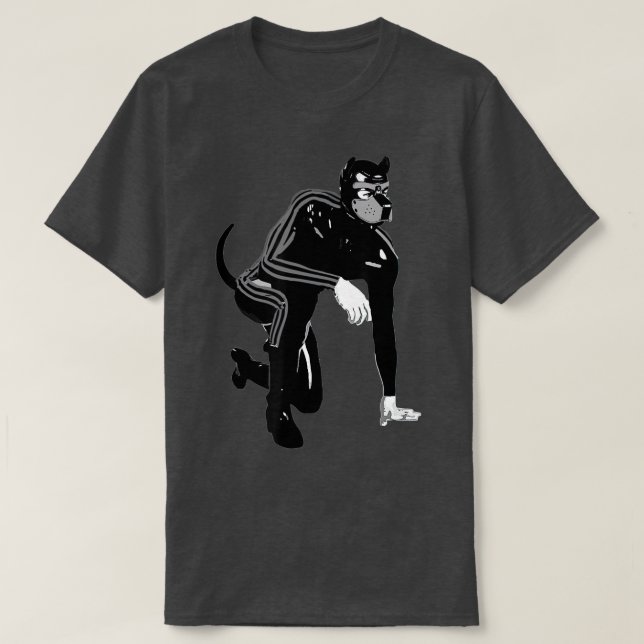 Gummi Welpe Gay Pride Monat  T-Shirt (Design vorne)
