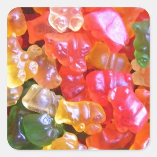 Gummiartig Ihr ganzes Lovin Quadratischer Aufkleber