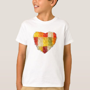 gummiartiges Bärnherz T-Shirt