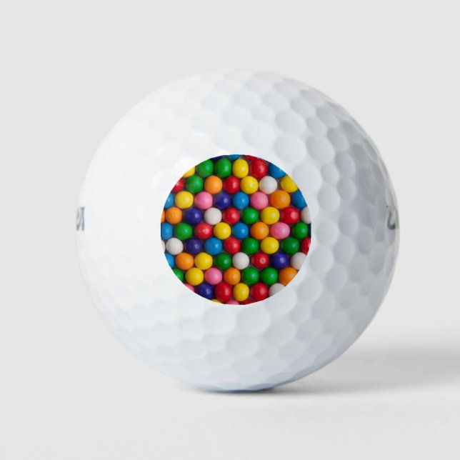 Gummibällen Golfball (Vorderseite)