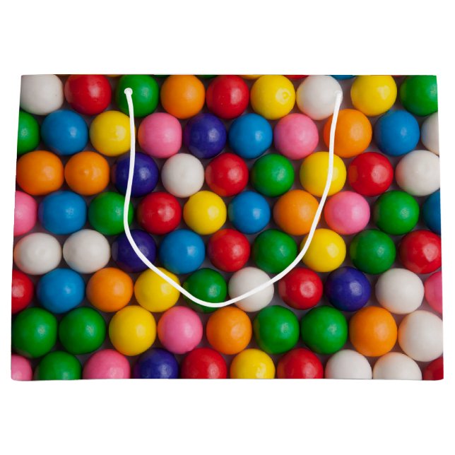 Gummibällen Große Geschenktüte (Vorderseite)