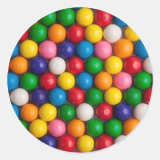 Gummibällen Runder Aufkleber