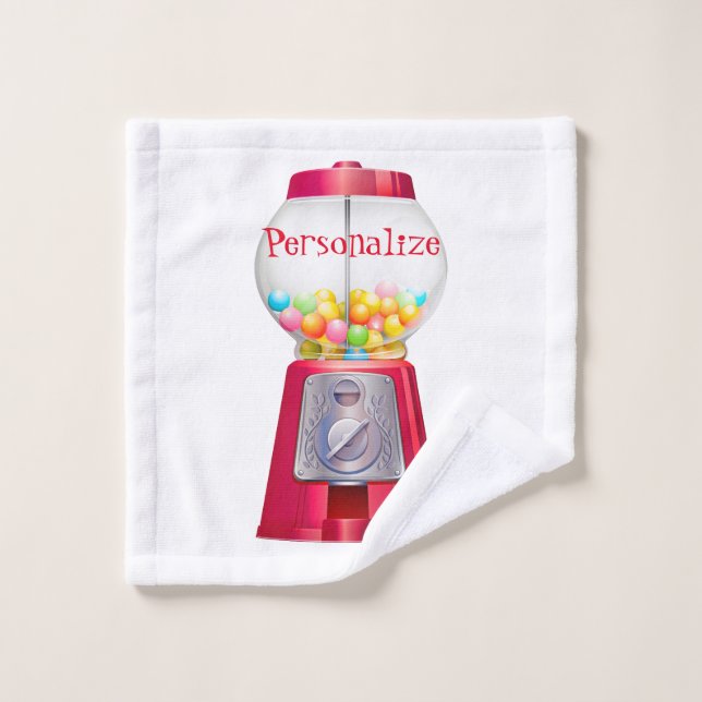 Gummiballenblase Vintag Badhandtuch Set (Waschlappen)