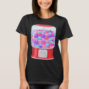 Gummiballmaschine mit Gummibogen-Gummibogen auf Ra T-Shirt