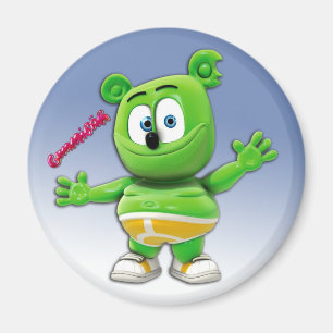 Gummibär Magnet en bleu