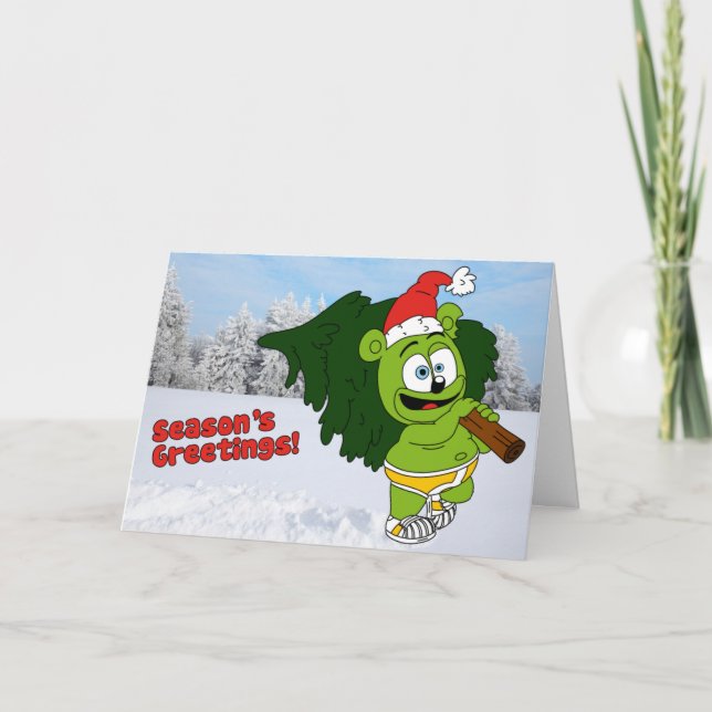 Gummibär Season's Grußkarte Feiertagskarte (Vorderseite)