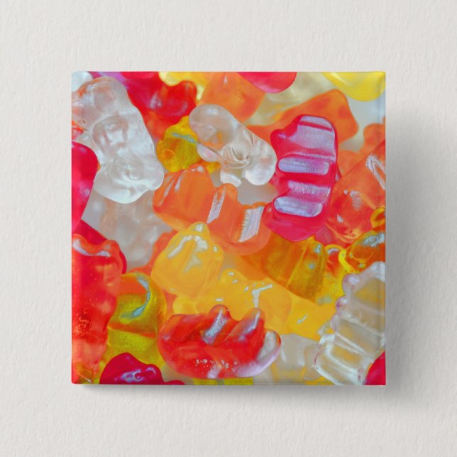 Gummibärchen Button (Vorderseite)