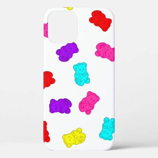 Gummibären farbige Regenbogenbonbons Case-Mate iPhone Hülle (Rückseite)
