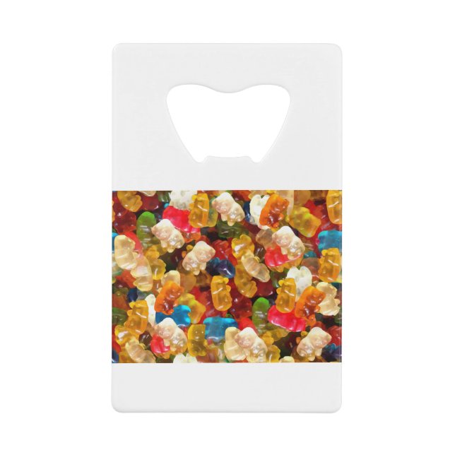 Gummibären Geldbeutel Flaschenöffner (Vorderseite)