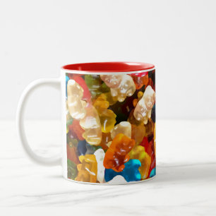 Gummibären Zweifarbige Tasse
