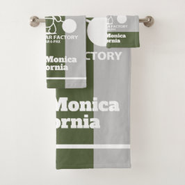 Gummibärenfabrik 2020 MONO2 Badetuch-Set Badhandtuch Set
