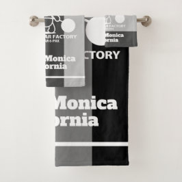 Gummibärenfabrik 2020 MONO Badetuch-Set Badhandtuch Set