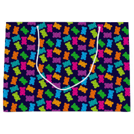 Gummibärmuster Große Geschenktüte