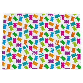 Gummibärmuster Große Geschenktüte