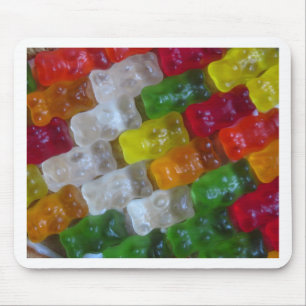 Gummibärmuster Mousepad
