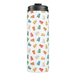 Gummibärmuster Thermosbecher