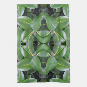 Gummibaummuster Handtuch