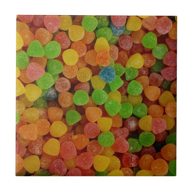 Gummibonbons Fliese (Vorderseite)
