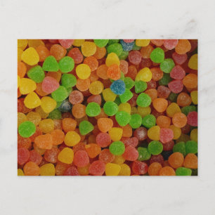 Gummibonbons Postkarte
