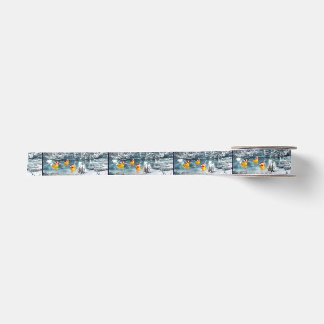 GummiDuckie Weihnachten Satinband (Vorderseite)