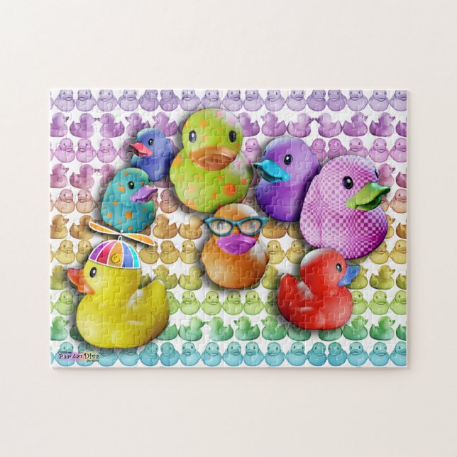 GummiDuckies Puzzlespiel (Horizontal)