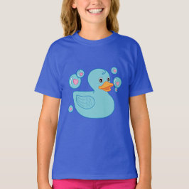 Gummiducky mit Herz-Gefüllten Blasen T-Shirt
