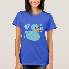 Gummiducky mit Herz-Gefüllten Blasen T-Shirt