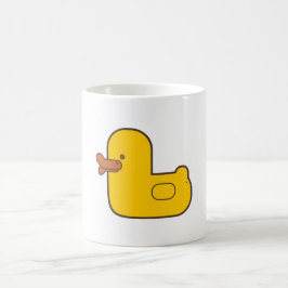 Gummiente 325-ml-klassische weiße Tasse