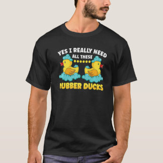 Gummiente Enten Ente Badezimmer Blase Premium T-Shirt