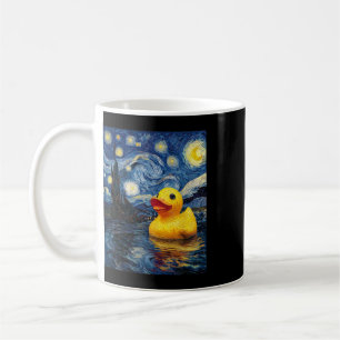 Gummiente Entenente Gummienteente Van Gogh Stil St Kaffeetasse