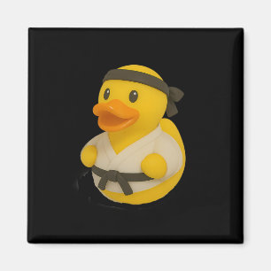 Gummiente Karate Ente Enten Männer Frauen Kinder Magnet