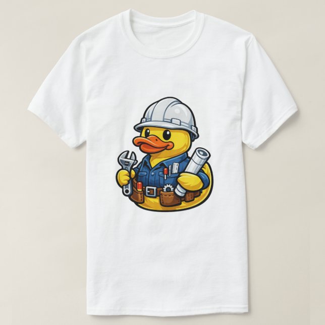 Gummiente Konstrukteur T-Shirt (Design vorne)