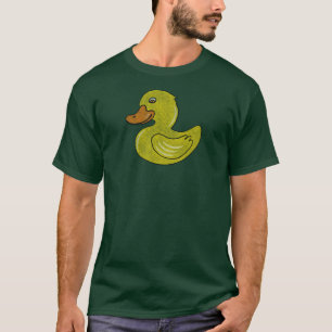 Gummiente Retro Abgenutzt T-Shirt