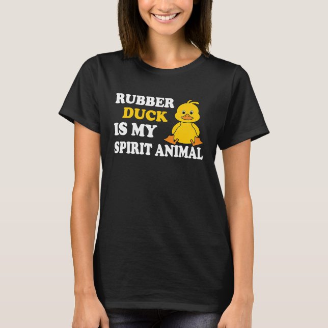 Gummiente Rubberduck Badeente T-Shirt (Vorderseite)