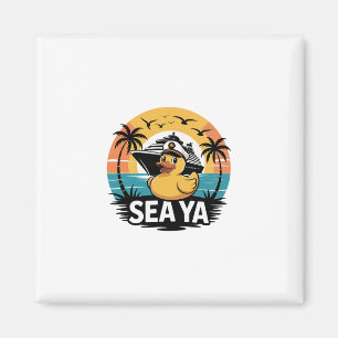 Gummiente Sea Ya Kreuzfahrtschiff Urlaub Familie M Magnet
